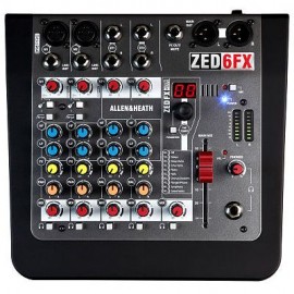 Mezcladora Análoga ZED-6FX Allen  Heath - Envío Gratuito