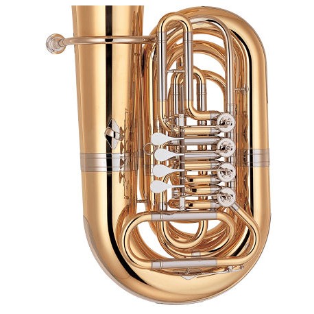 Tuba Yamaha Ybb-841g De 4 Valvulas (Si Doble Bemol) - Envío Gratuito